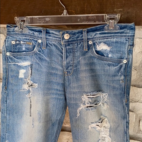 Ruehl No. 925 Distressed Jeans - Picture 3 of 6